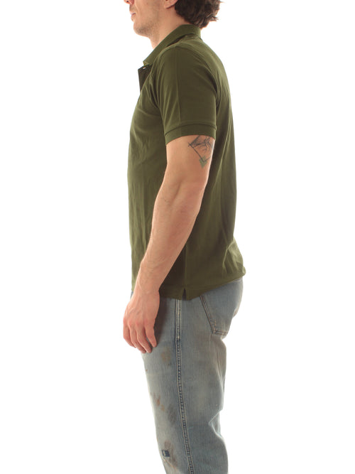 Sun 68 polo print under collar da uomo verde