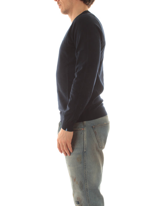 Sun 68 maglia basic da uomo navy blue