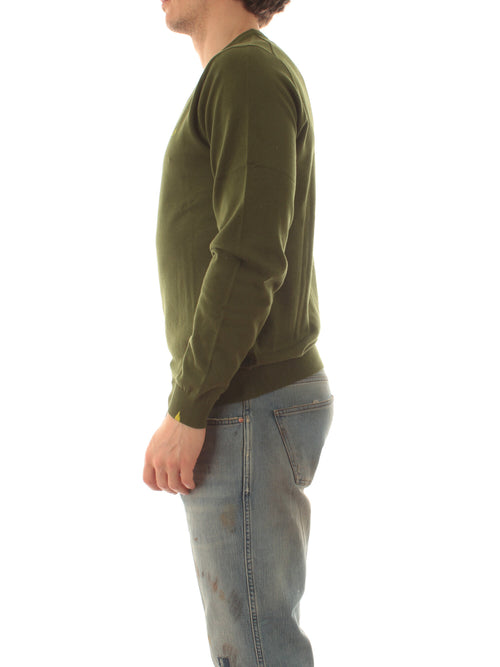 Sun 68 maglia basic da uomo verde