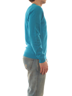 Sun 68 maglia basic da uomo ottanio