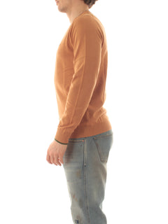 Sun 68 maglia double rib da uomo cammello