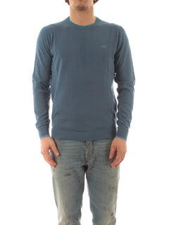 Sun 68 maglia double rib da uomo avio