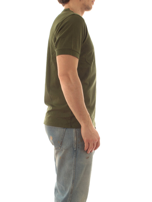 Sun 68 T-shirt pocket contrast da uomo verde