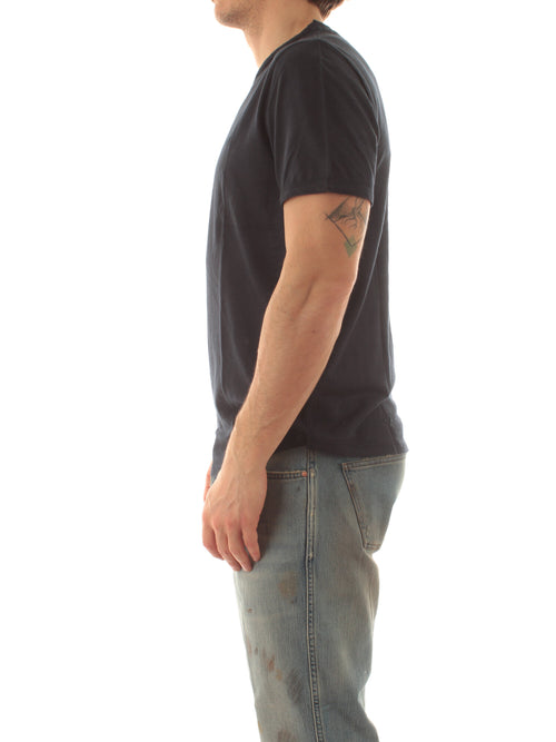 Sun 68 T-shirt round bottom da uomo navy blue