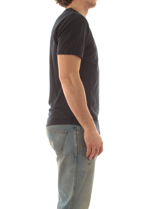 Sun 68 T-shirt round bottom da uomo navy blue