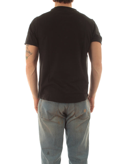 Sun 68 T-shirt round bottom da uomo nero