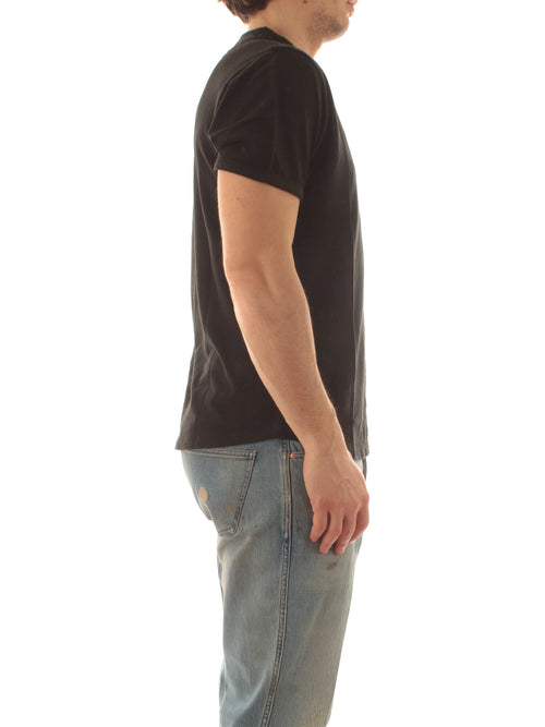 Sun 68 T-shirt round bottom da uomo nero