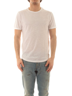 Sun 68 T-shirt round bottom da uomo bianco