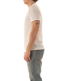 Sun 68 T-shirt round bottom da uomo bianco