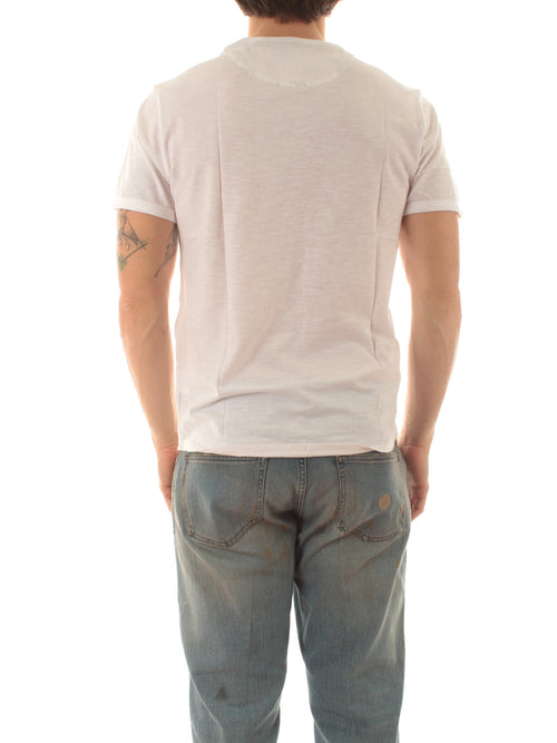 Sun 68 T-shirt round bottom da uomo bianco