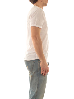 Sun 68 T-shirt round bottom da uomo bianco