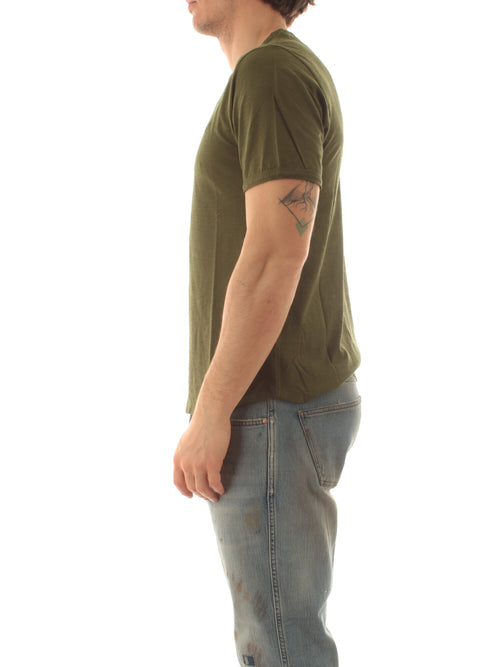 Sun 68 T-shirt round bottom da uomo verde