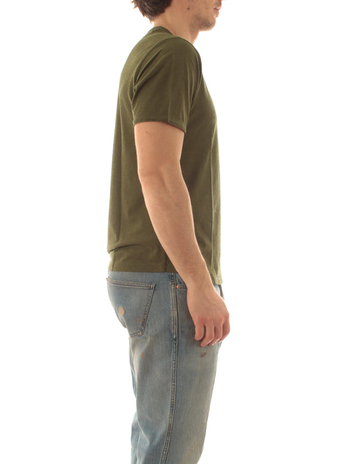 Sun 68 T-shirt round bottom da uomo verde