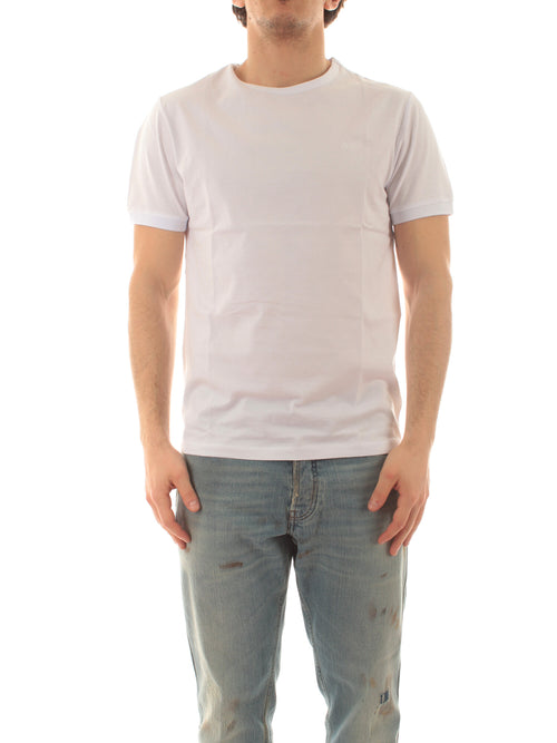 Sun 68 T-SHIRT JERSEY MERCERIZED da uomo bianco