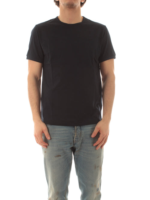 Sun 68 T-SHIRT JERSEY MERCERIZED da uomo navy blue