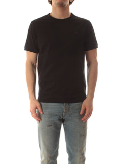 Sun 68 T-SHIRT JERSEY MERCERIZED da uomo nero