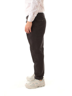 Santaniello ARECHI-EVO pantalone con pinces da uomo nero