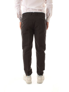 Santaniello ARECHI-EVO pantalone con pinces da uomo nero