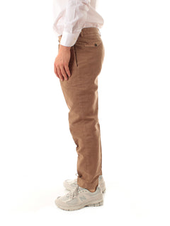 Santaniello ARECHI-EVO pantalone con pinces da uomo bruciato