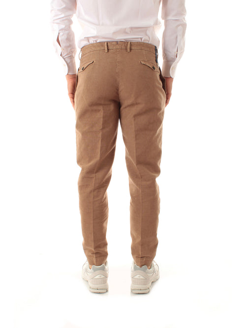 Santaniello ARECHI-EVO pantalone con pinces da uomo bruciato
