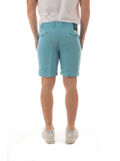 Santaniello ANRCOA EVO bermuda in misto lino da uomo azzurro
