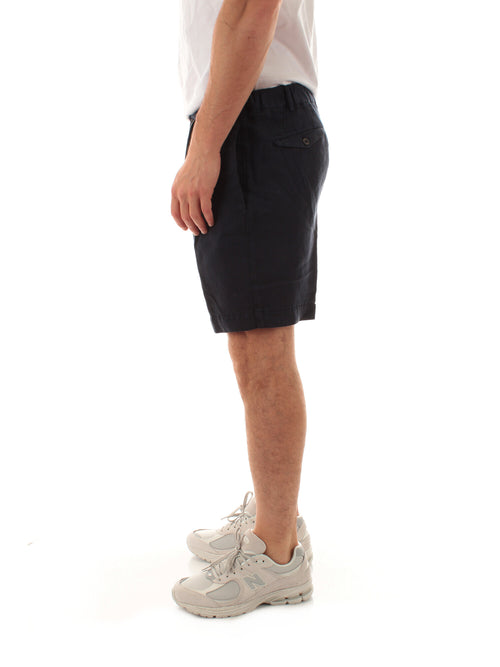 Santaniello ANRCOA EVO bermuda in misto lino da uomo blu