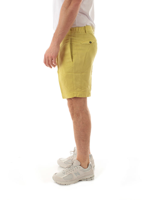 Santaniello ANRCOA EVO bermuda in misto lino da uomo cedro