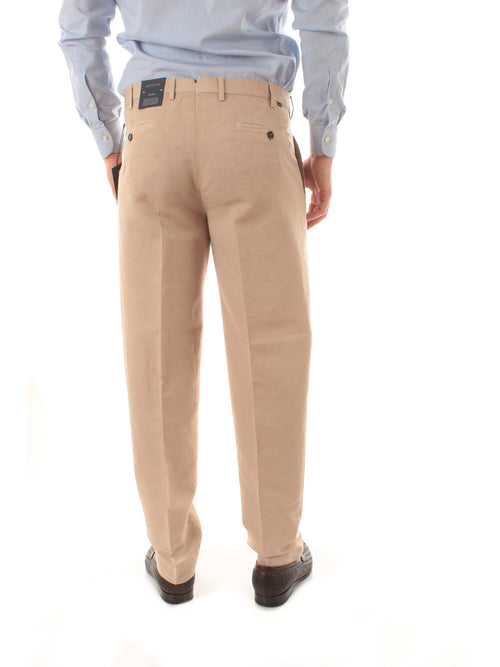 Incotex pantalone in Chinolino beige chiaro