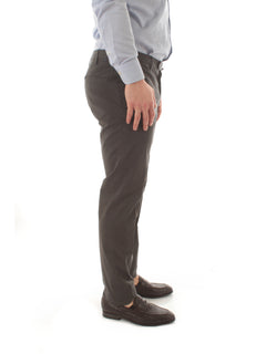 Incotex pantalone in Royal Batavia da uomo grigio scuro