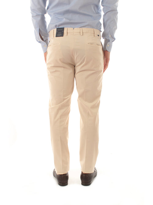 Incotex pantalone in Royal Batavia da uomo avorio
