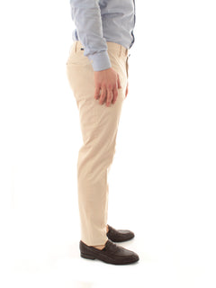 Incotex pantalone in Royal Batavia da uomo avorio
