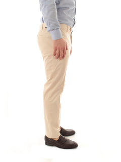 Incotex pantalone in Royal Batavia da uomo avorio
