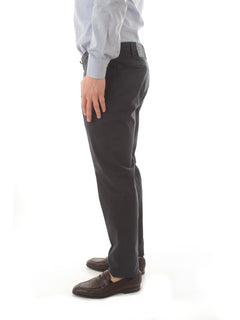 Incotex pantalone in Royal Batavia da uomo blu scuro