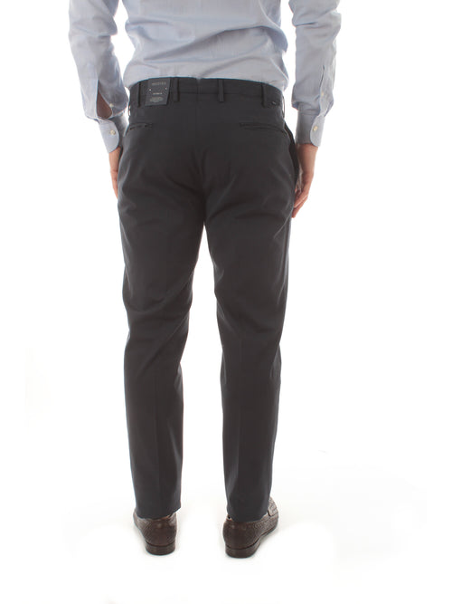 Incotex pantalone in Royal Batavia da uomo blu scuro