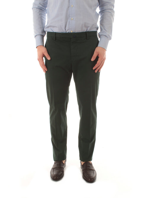 Incotex pantalone in Royal Batavia da uomo verde scuro