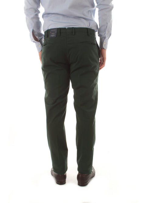 Incotex pantalone in Royal Batavia da uomo verde scuro