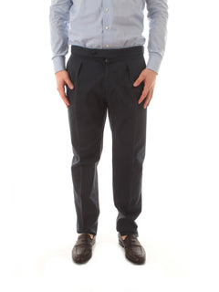 Incotex pantalone in Royal Batavia da uomo blu scuro