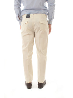Incotex pantalone in Royal Batavia da uomo bianco
