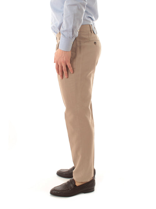 Incotex pantalone da uomo beige chiaro