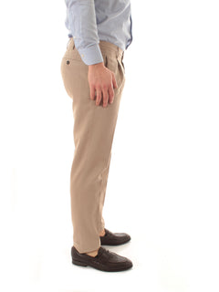 Incotex pantalone da uomo beige chiaro