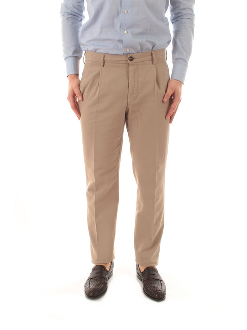 Incotex pantalone da uomo beige chiaro