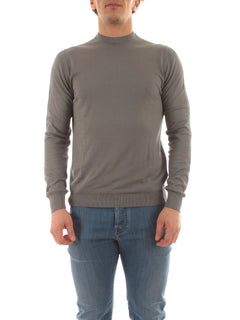 Fedeli ARGENTINA maglia in cotone biologico Giza da uomo grigio