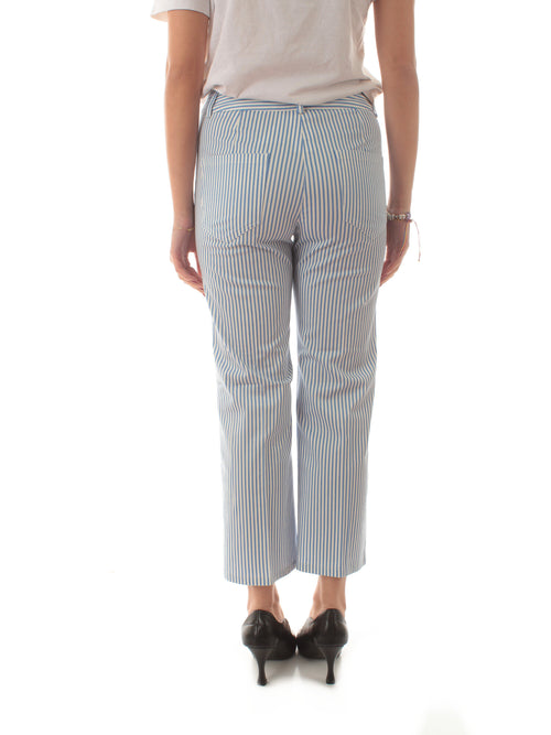 Emme Marella RAIL pantalone stampato da donna azzurro/bianco