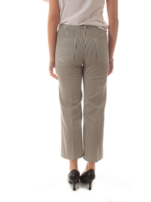Emme Marella RAIL pantalone stampato da donna blu/bianco