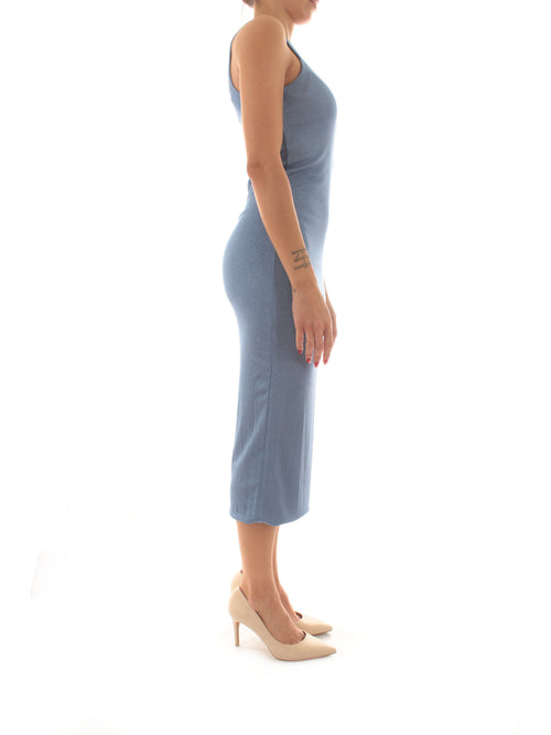 Emme Marella TORSO abito in maglia da donna azzurro