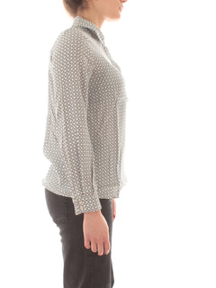 Emme Marella OSSIDO camicia da donna fondo bianco con stampa