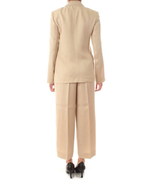 Emme Marella ELETTRA completo giacca e pantalone da donna beige