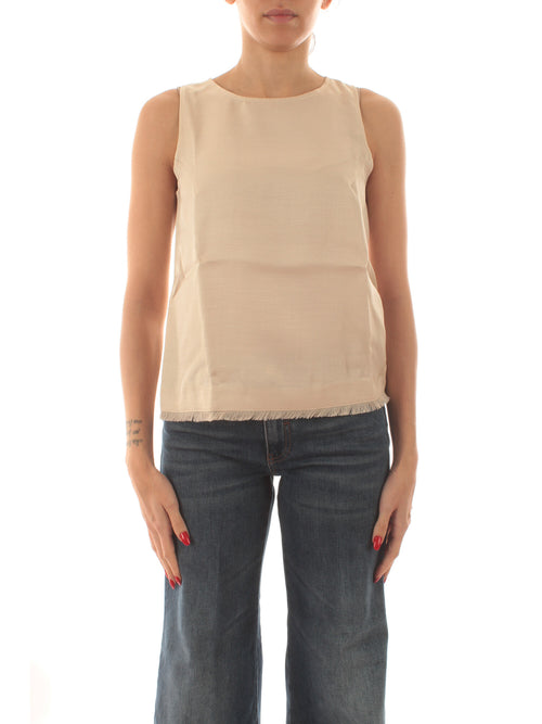 Emme Marella PLATINO top da donna beige