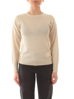 Emme Marella SGUIZZO maglia con lurex da donna burro lurex