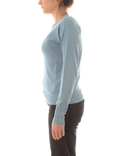 Emme Marella SGUIZZO maglia con lurex da donna azzurro lurex